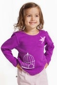 Image of Free as a bird tee - purple