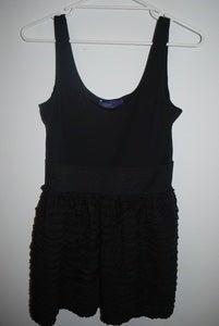 Image of Miley Cyrus for Max Azria simple little black black dress