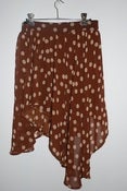 Image of BRAND NEW NEVER WORN Cute asymetrical dotted chiffon skirt