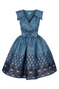 Image of Lab Shirt Dress (Sea and Dark Blue)