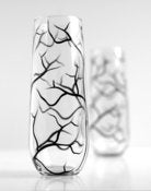 Image of Stemless Winter Tree Stemless Champagne Flutes-Set of 2