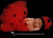 Image of Ladybug Tutu and Crochet Hat Set