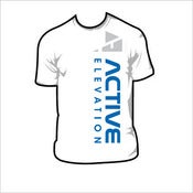 Image of Logo Tee - Sideways - Blue & Gray
