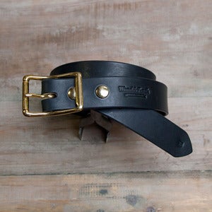 Image of The Standard Belt - Black/Brass