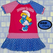 Image of **SOLD OUT** Smurfette Pretty in Blue Smurf Dress - Size 5T/6
