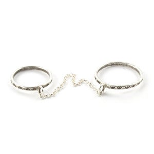 Image of Lana. Fine Silver Chain Ring