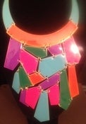 Image of Multi Puzzle piece necklace
