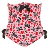 Image of 32" Butterflies Longline Underbust with Side Lacing