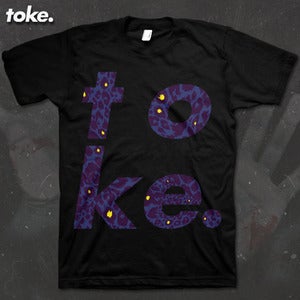 Image of Toke - WILD - stacked text - tee