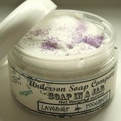 Image of Rosemary and Lavender (4 oz. jar) Soap In A Jar (Fluffy Whipp) (Vegan)