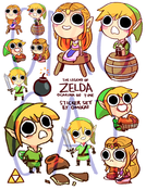 Image of LOZ: OOT Stickers