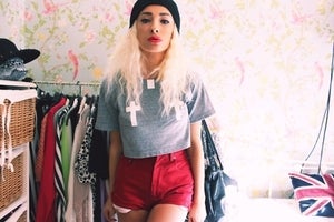 Image of Naughty vicar cropped t-shirt