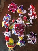 Image of Jon Burgerman x New Era Sticker Pack