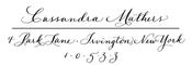 Image of Return address stamp - Mathers