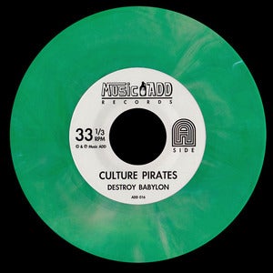 Image of Destroy Babylon - Culture Pirates (colored 7" vinyl / CD / book)