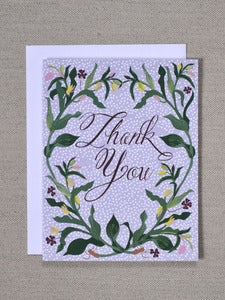 Image of Fritillaria Thank You Note Card