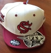 Image of LIMITED EDITION South Carolina 2010 "On Field" National Championship Cap White/Red 7 1/8 Black botto