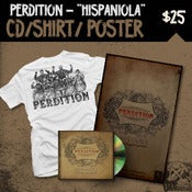 Image of Perdition "HISPANIOLA" Package CD/Poster/Shirt