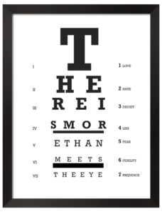 Image of THERE IS MORE THAN MEETS THE EYE (PRINT)