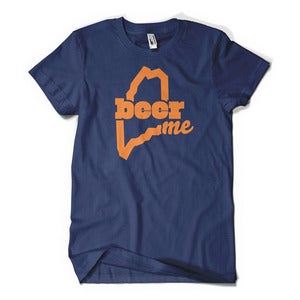 Image of BeerME T-Shirt (Mens - Navy)