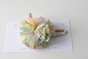 Image of Barette pompon Tulle et Liberty of London(clip ou à glisser)