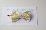 Image of *SERIE LIMITEE* Barette Noeud Liberty of London Pastel