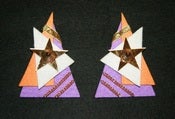 Image of "LOVE TRIANGLE" EARRINGS /BOUCLES "LOVE TRIANGLE"