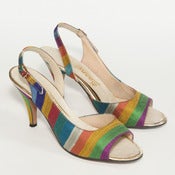 Image of RAINBOW SLING-BACKS // 7