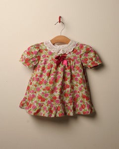 Image of SALE c. 1980s large floral print dress
