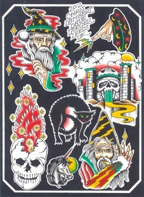 Crown Tattoo Flash