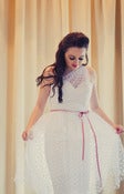 Image of Judy - Hourglass Polkadot Illusion Tulle Short Wedding Dress 
