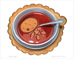 Image of "Soup du Jour" giclee print