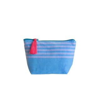 Image of Small Tassel Bag Cornflower/Lilac