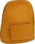 Image of Louis Vuitton Epi Yellow Gobelins Back Pack