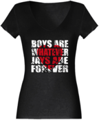 Image of Black "Jays Are Forever" - Girls Red