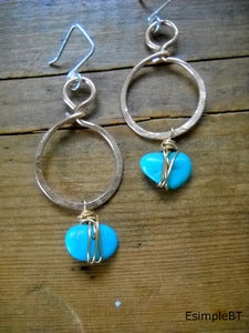 Image of Simple Turquoise Earring