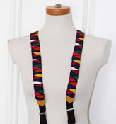 Image of Guatemalan bright triangle suspenders 