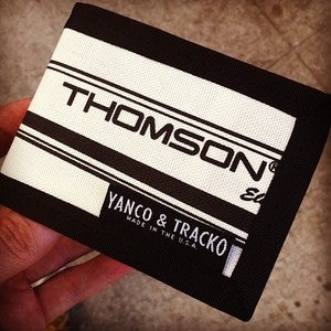Re-purposed Thomson Bag Wallets Image of Re-purposed Thomson Bag Wallets