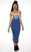 Image of Robe Sirène longue wax beige / Beige wax Mermaid Dress