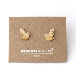 Image of Lovebird Studs | Golden