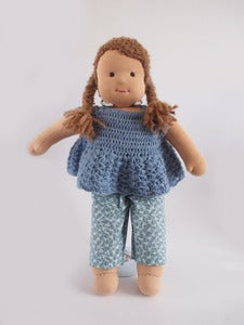 Image of Detailed Formed Doll - Waldorf/Steiner