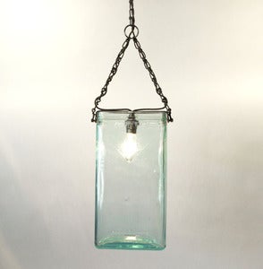 Image of Upcycled Vintage Battery Jar Pendant