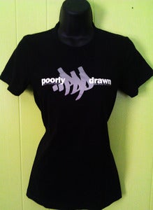 Image of PDP Girls Silver & Black T-Shirt