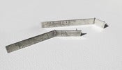 Image of 'Tramlines in Munich' Silver Drop Earrings by Roisin Connolly