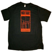 Image of WAX TRAX! RECORDS T-Shirt/Original Wire Logo (RED)