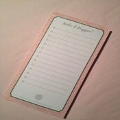 Image of Pink & Green Polka-Dot Checklist