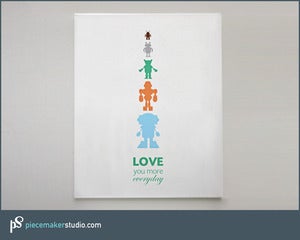 Image of "Love You More Everyday" (Robots)