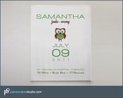 Image of Charming Personalized Keepsake (Owl)