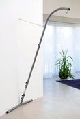 Image of AMAZONAS Palmera rockstone space saving hanging chair stand for indoor or outdoor use. 