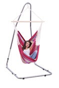 Image of AMAZONAS Luna rockstone free standing metal steel frame for hanging chairs. 